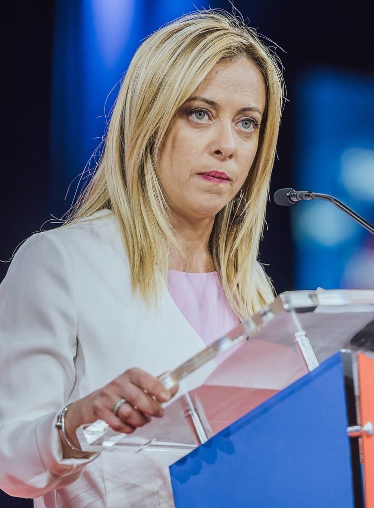 La premier Giorgia Meloni