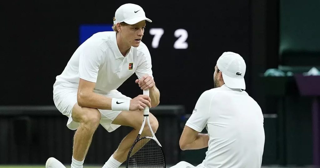 Sinner e Dimitrov dopo l'infortunio di Grigor