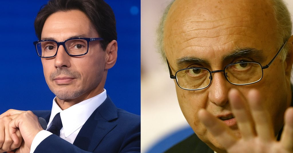 Pier silvio berlusconi e Giuliano Urbani