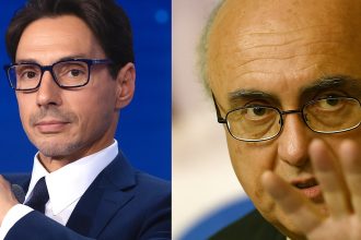 Pier silvio berlusconi e Giuliano Urbani