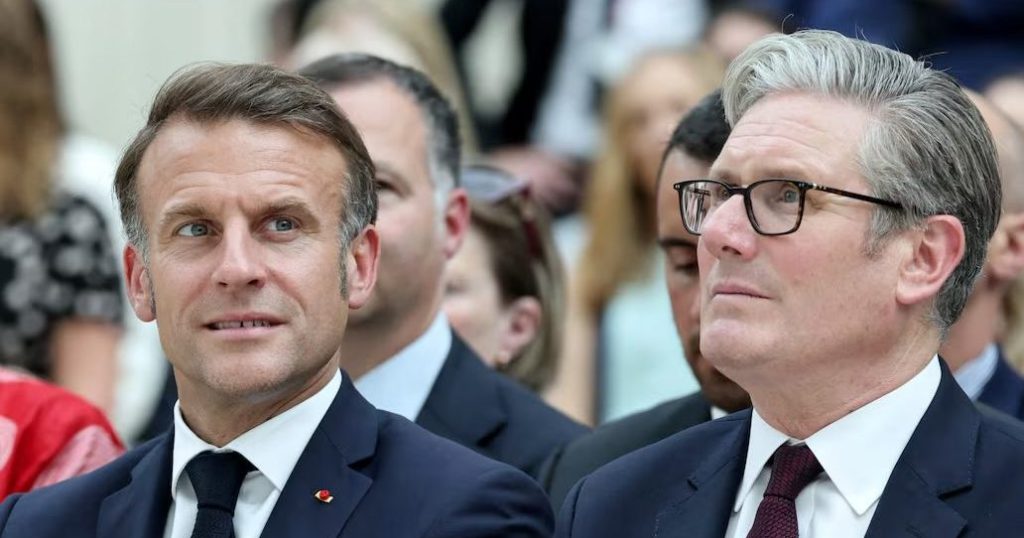 Macron e Starmer