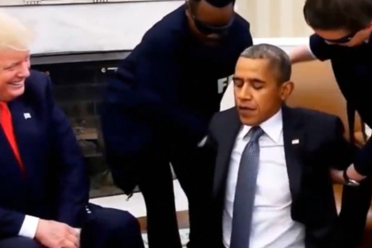 Il video pubblicato da Trump con il finto arresto di Obama