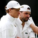 Jannik Sinner e Grigor Dimitrov Dimitrov a Wimbledon entrambi infortunati