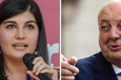 La giornalista Vanessa Ricciardi e il ministro dell'Ambiente Gilberto Pichetto Fratin