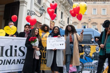 Manifestazione per lo ius scholae