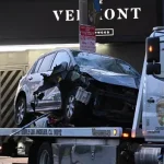Incidente auto su folla a los Angeles