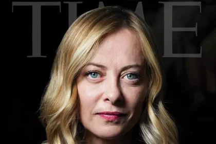 Giorgia meloni su copertina Time