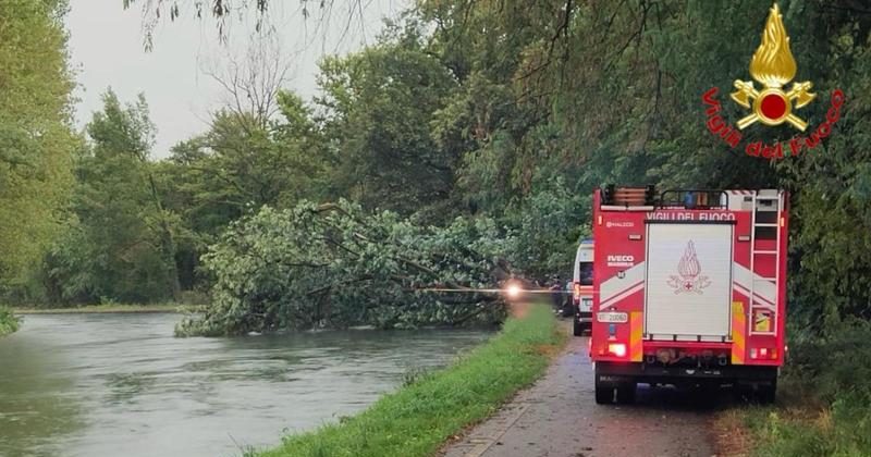 Maltempo nel milanese
