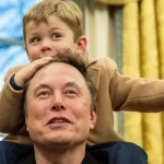 Elon Musk e il figlio X Æ A‑Xii detto X