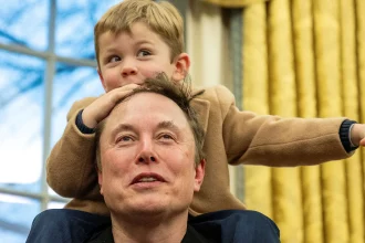Elon Musk e il figlio X Æ A‑Xii detto X