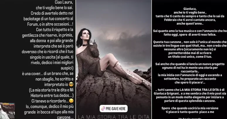 scontro social pausini-grignani
