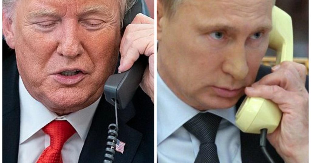 I presidenti Donald Trump e Vladimir Putin