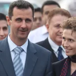 L 'ex presidente siriano Bashar al-Assad con l 'ex first lady Asma