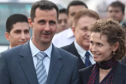 L 'ex presidente siriano Bashar al-Assad con l 'ex first lady Asma