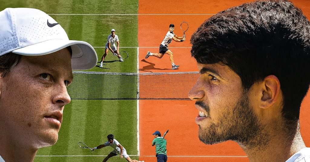 Jannik Sinner Carlos Alcaraz finale Wimbledon