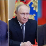 Donald Trump, Vladimir Putin e Xi jinping