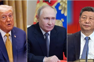 Donald Trump, Vladimir Putin e Xi jinping