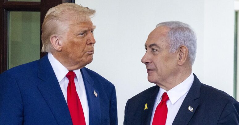 Il presidente Usa Donald Trump e il premier israeliano Benjamin Netanyahu