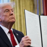 Donald Trump e le lettere con i dazi