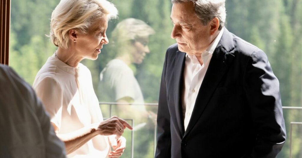 Ursula von der Leyen Mario Draghi