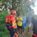 Il salvataggio dei ragazzi sorpresi dalle piogge e bloccati su un isolotto sul Piave