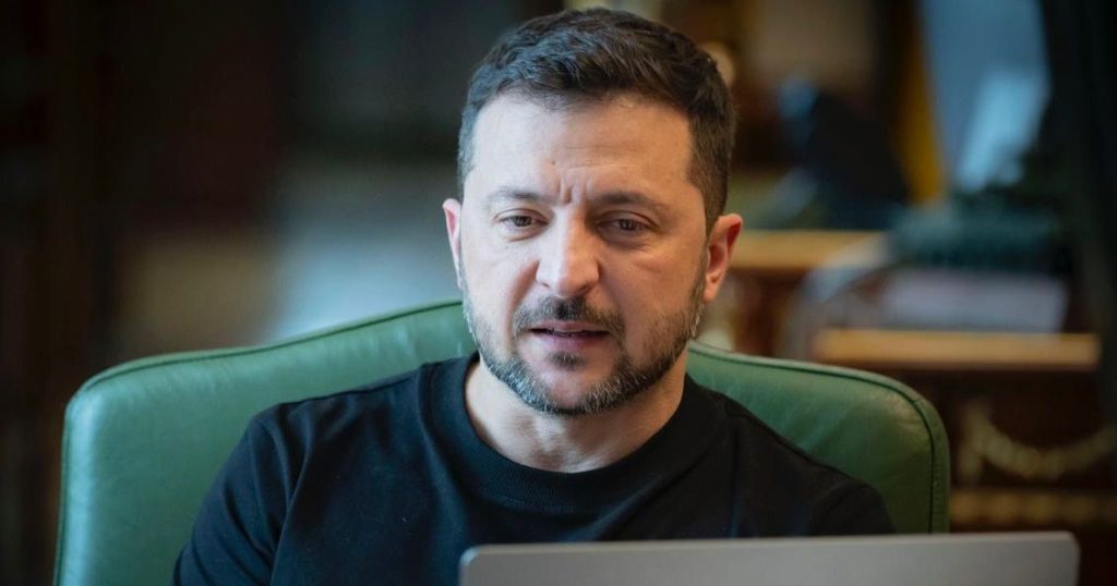 Il presidente ucraino Volodymyr Zelensky