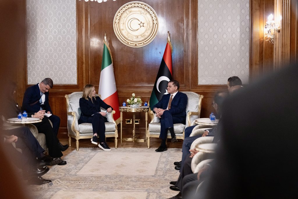 Meloni, primo ministro Libia Dbeibah