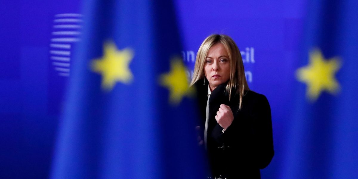 La premier Giorgia Meloni