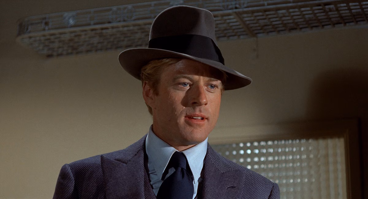 Robert Redford nel film "La stangata"