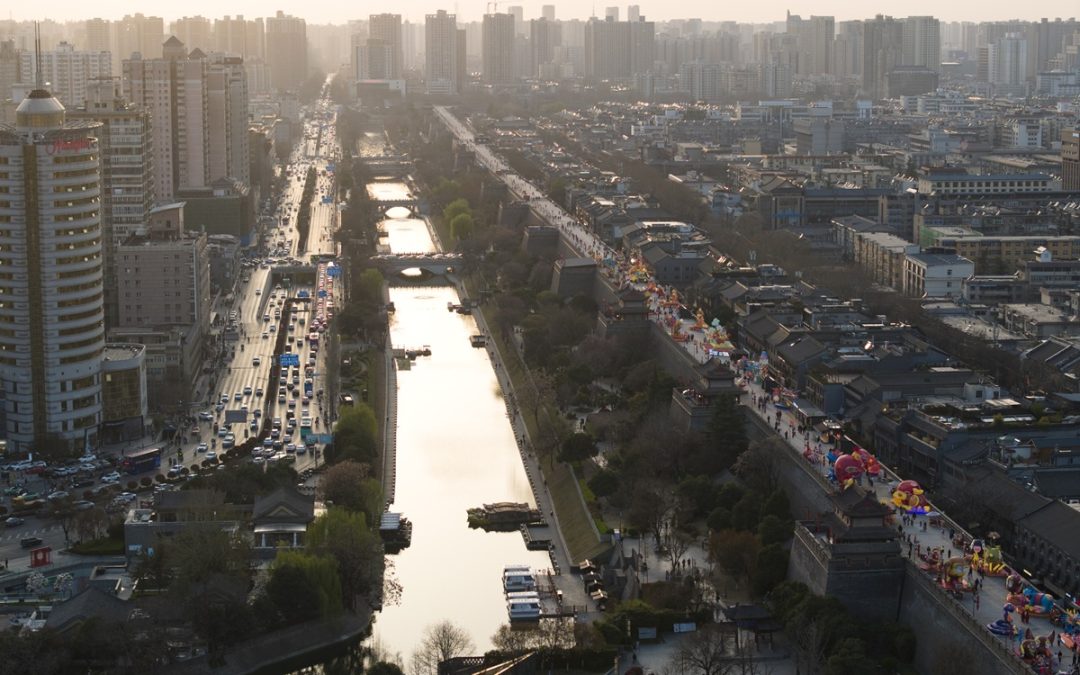 Cina: Xi’an, completamente ricollegato antico fossato dopo oltre 70 anni