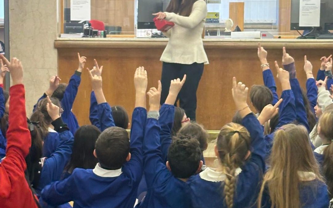 Banca del Fucino, coinvolti oltre 400 bambini nel progetto “Bancari per un giorno”