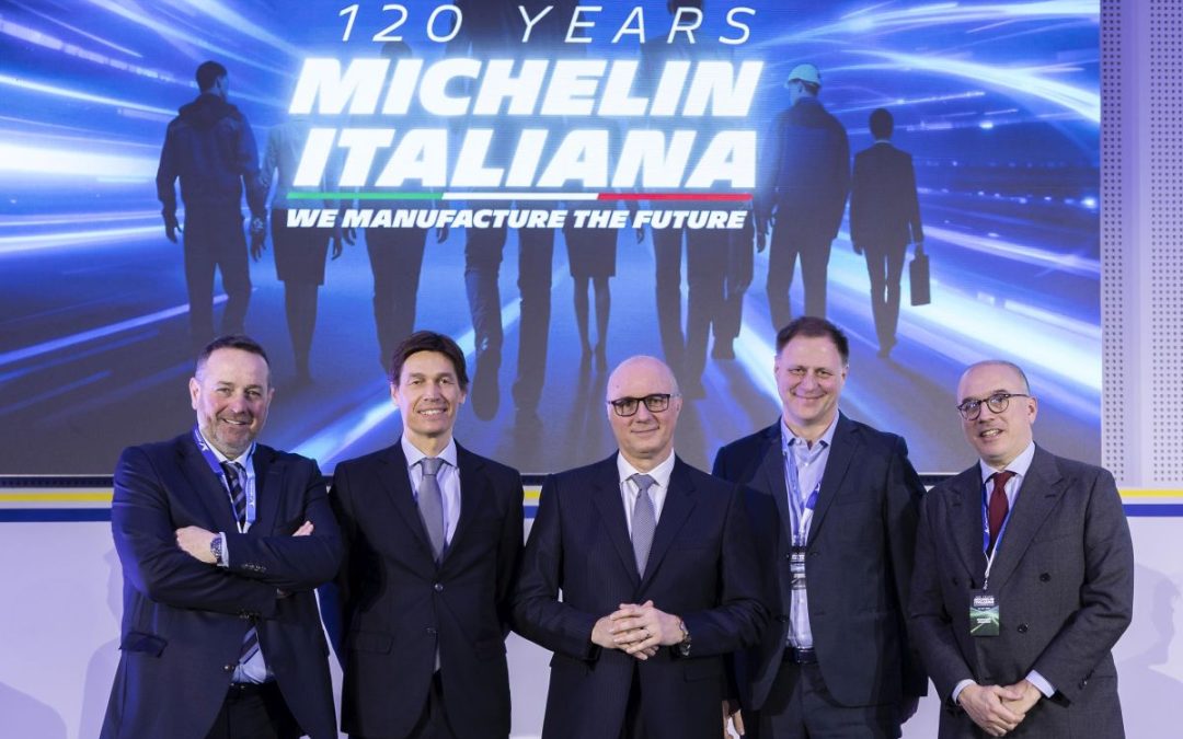 Michelin Italia celebra 120 anni e inaugura nuova linea produzione robotizzata