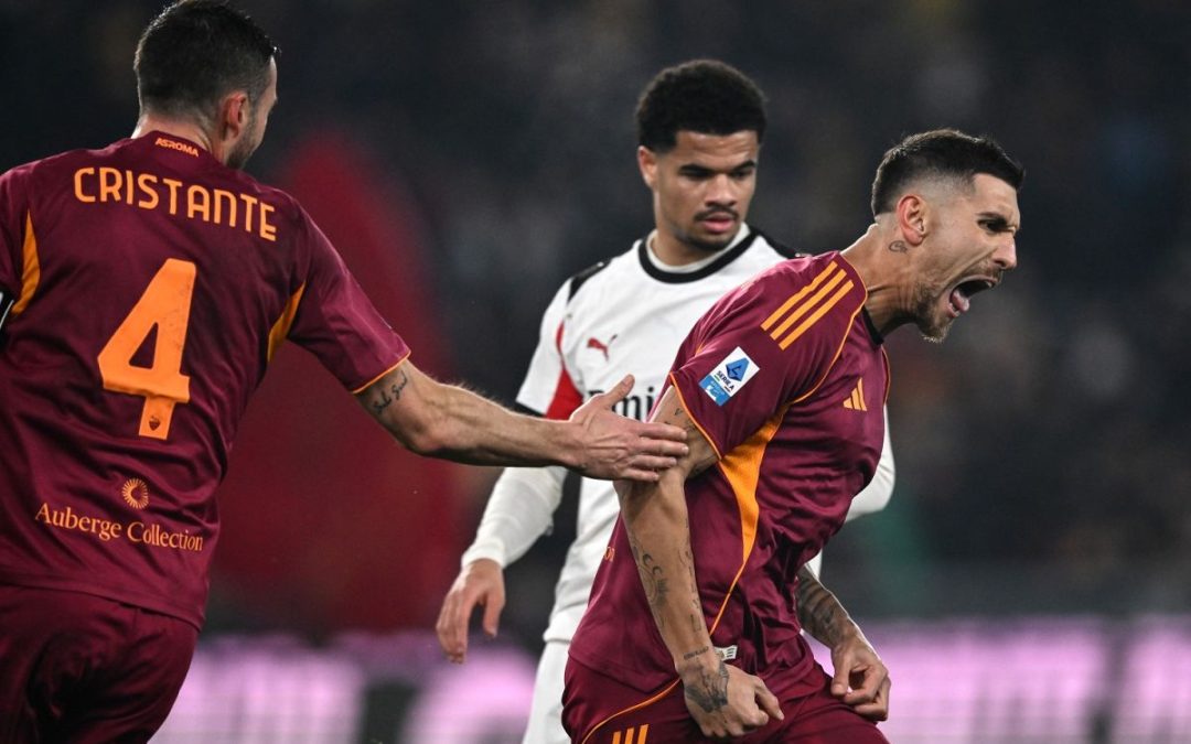 Roma-Milan 1-1, Pellegrini risponde a De Winter
