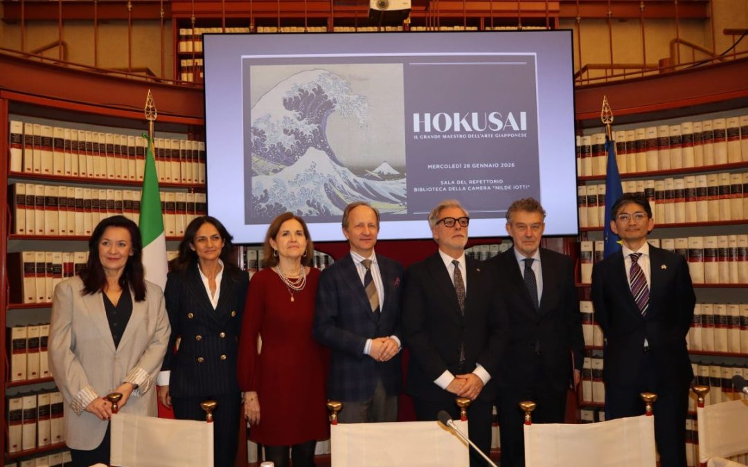 Presentata in anteprima alla Camera la mostra sull’artista giapponese Hokusai