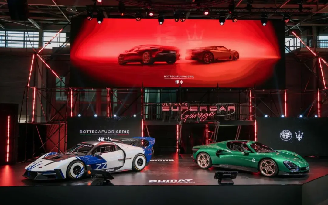 BottegaFuoriserie brilla ad Ultimate Supercar Garage con Alfa Romeo e Maserati
