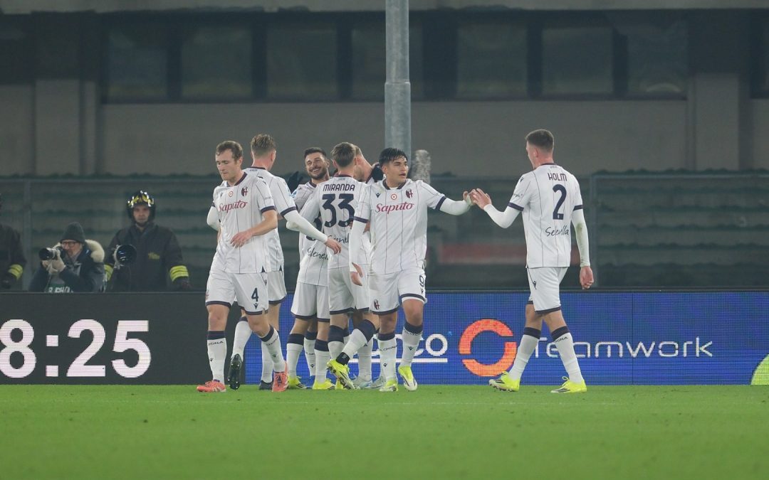 Il Bologna torna a vincere, il Verona ancora sconfitto: è 2-3 al Bentegodi