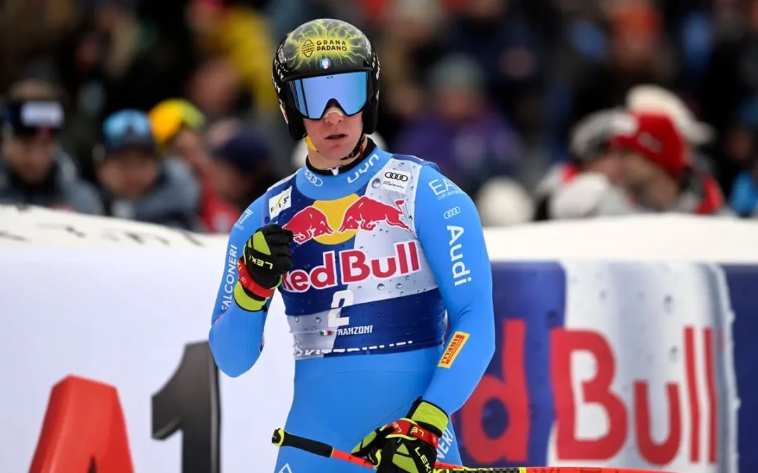 Franzoni non si ferma più e vince anche la discesa di Kitzbuehel