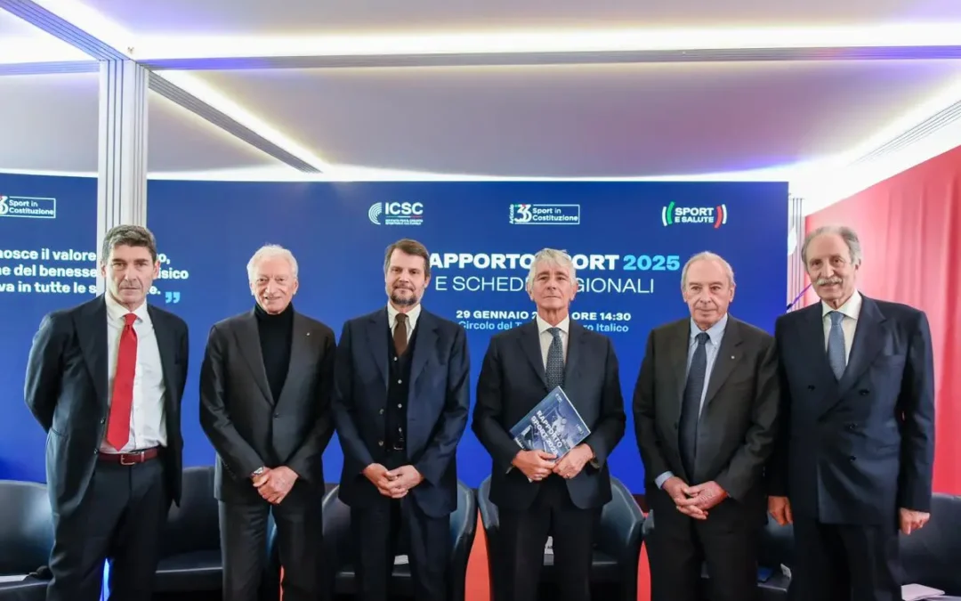 Rapporto ICSC: lo sport genera 32 miliardi di valore, crolla la sedentarietà