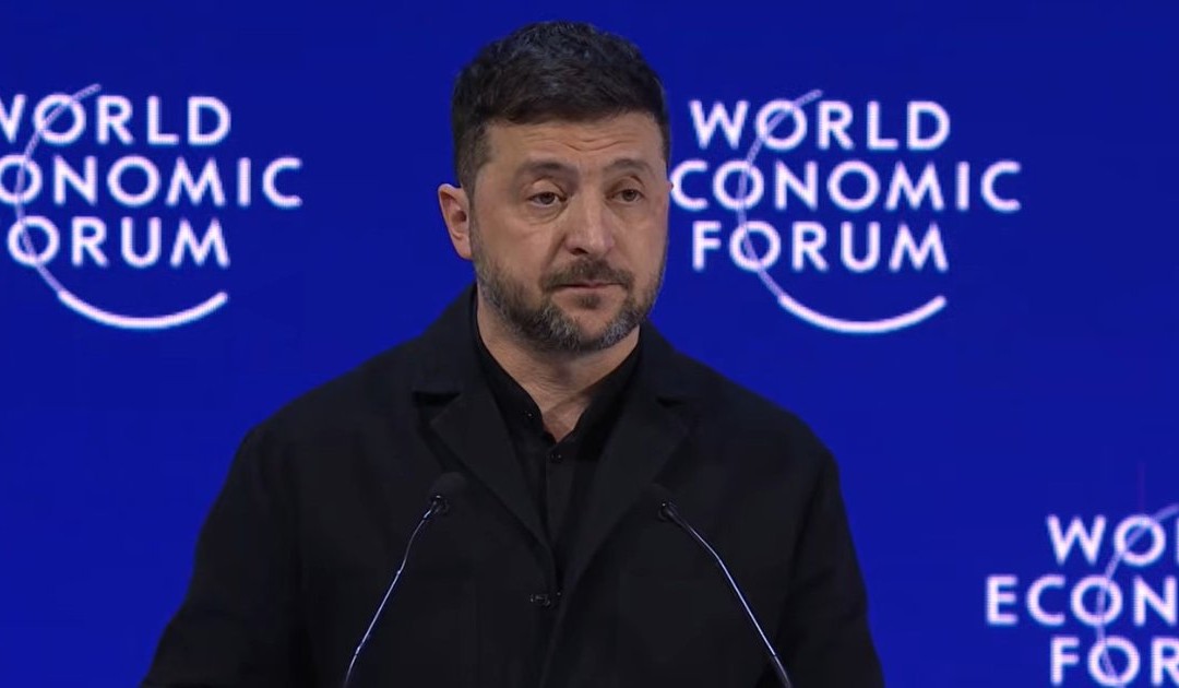 Zelensky a Davos: «All’Europa manca la volontà politica»