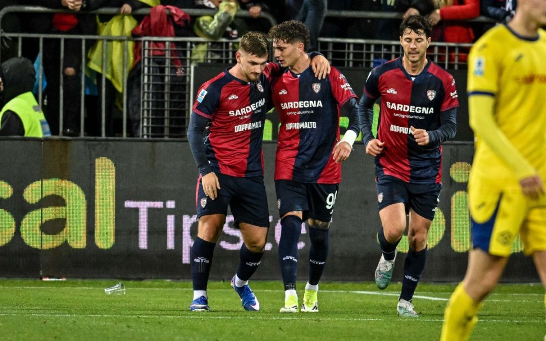 Il Cagliari vince ancora, Verona travolto 4-0
