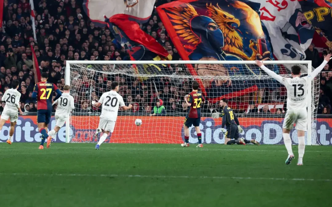 Genoa-Napoli 2-3, al 95° decide il rigore di Hojlund