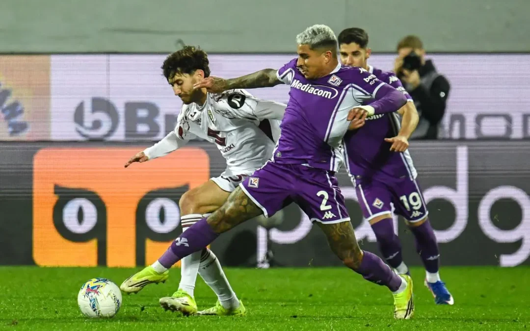 Fiorentina beffata nel recupero da Maripan, finisce 2-2 contro il Torino