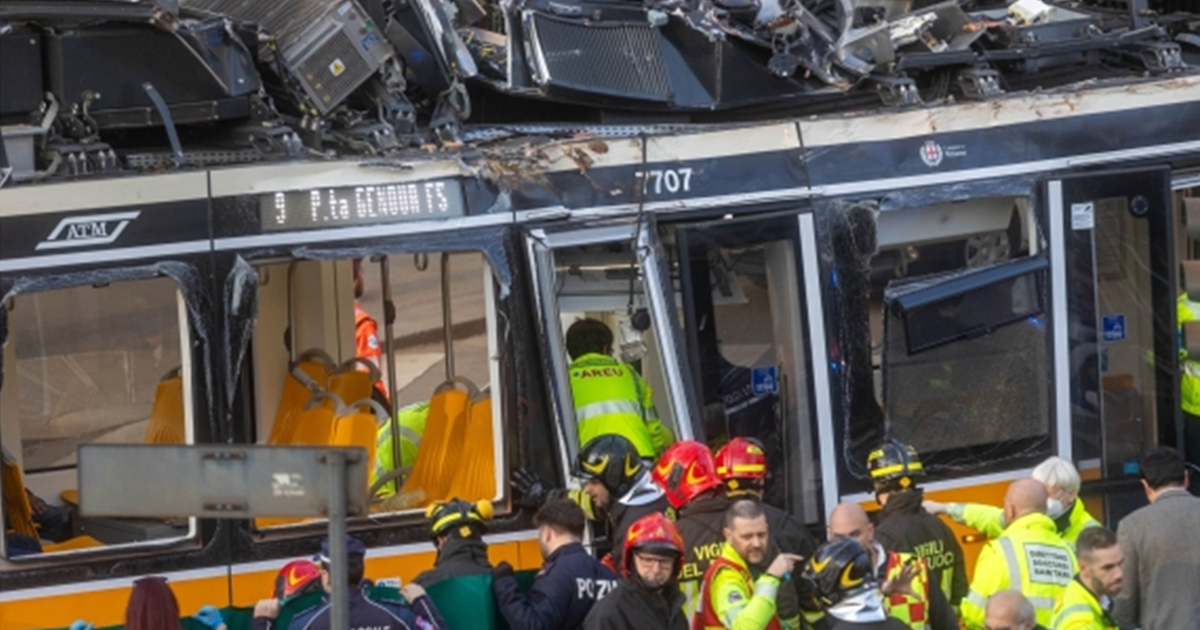 Tram deragliato Milano