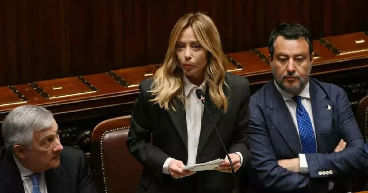 Giorgia Meloni in Aula