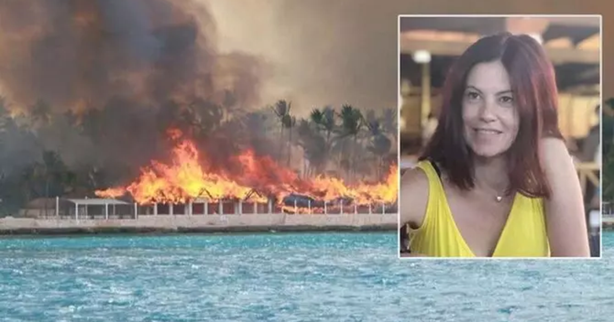 Il rogo nel resort di Santo Domingo. Nel riquadro la vittima, Francesca Valentino, 45 anni