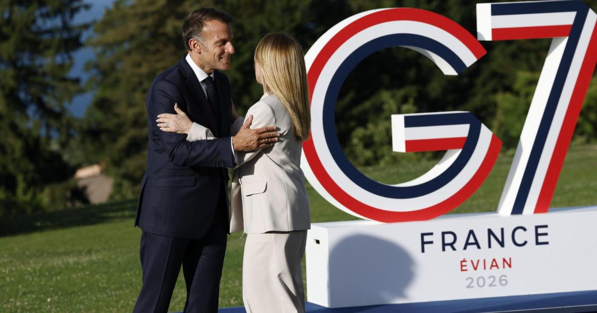 Macron Meloni G7