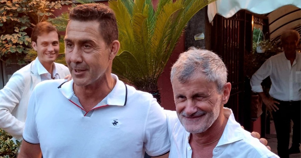 Roberto Vannacci con Gianni Alemanno