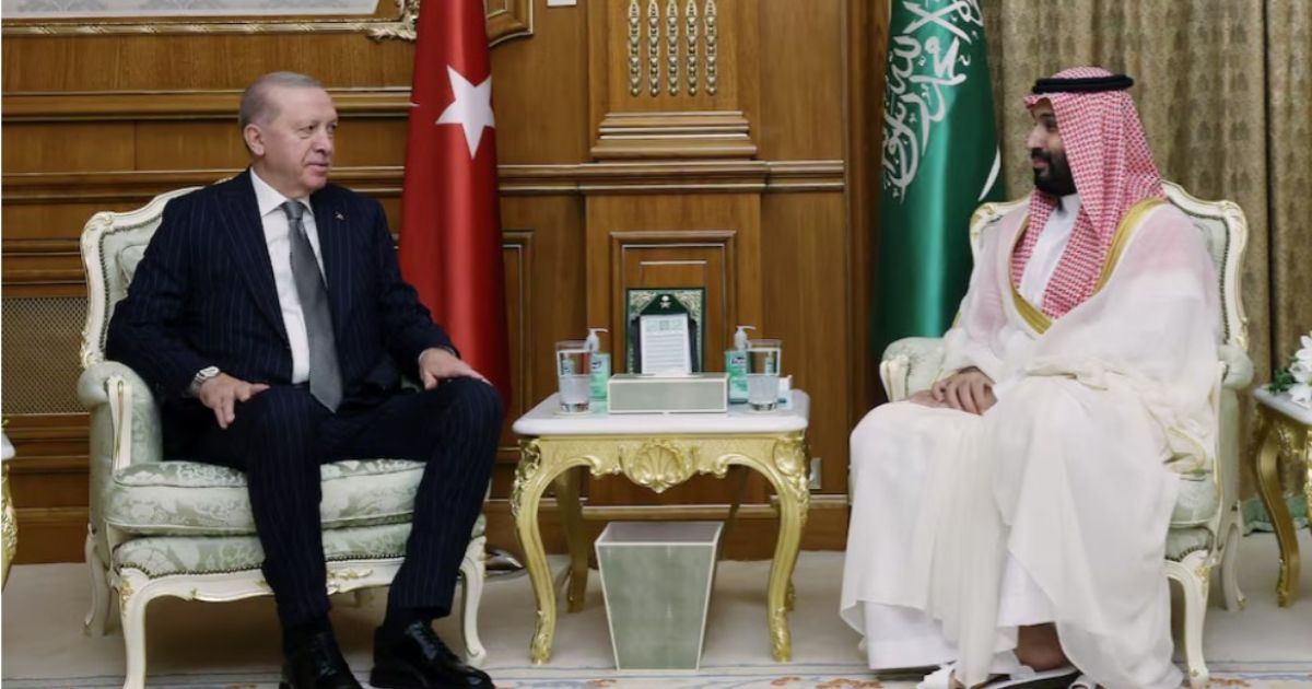 Tayyip Erdogan e Mohammed bin Salman